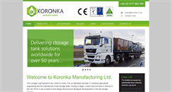 Desktop Screenshot of koronka.co.uk