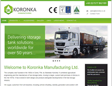 Tablet Screenshot of koronka.co.uk